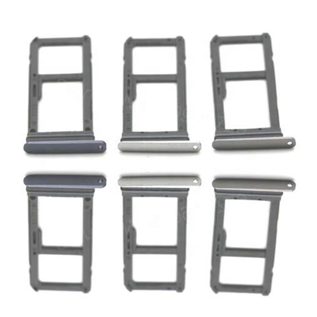 S7 Edge G935 G935F G935A Single Dual Metal Plastic Nano Sim Card Tray Slot Holder Gold Silver Blue Grey