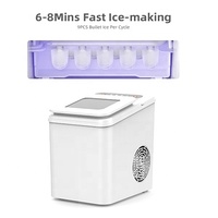 Fourniture d'usine de comptoir Vente chaude appareil ménager Machine à glaçons portable pour comptoir de glace en forme de balle pour la maison, le ménage, le bureau