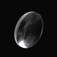 Lentille biconvexe en verre optique poli en gros pour instruments optiques