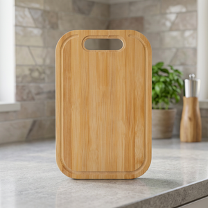 Tabla de Cortar de Bambú Antideslizante, Duradera, Ecológica, Fácil de Limpiar, Utensilios de Cocina Resistentes - Product Image 5
