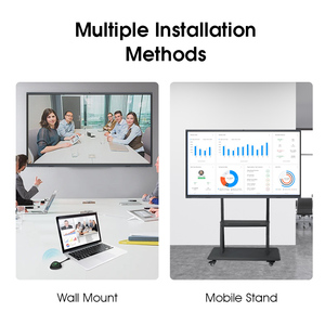 Factory ODM 4K Android 75 Inch <b>Smart</b> Digital Infrared Touch <b>Board</b> 20-Point <b>Whiteboard</b> Teaching LED 86 Inch Screen 65 Inches - Product Image 5