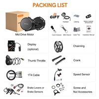 Kit de conversion de vélo électrique Bafang Canbus BBS BBS01 BBS02 BBSHD avec moteur central 250W 350W 500W 750W 1000W