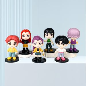 Jouets Kpop Demon Hunters à succès en stock, PVC <span class=keywords><strong>de</strong></span> qualité supérieure, poupée <span class=keywords><strong>de</strong></span> dessin animé, boîte aveugle, cadeau parfait pour les fans <span class=keywords><strong>de</strong></span> Kpop - Product Image 1