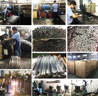 WEKIS Acier inoxydable et fer Métal Bar Pieds de meubles Café Table à manger Améliorations du poste de travail pour la durabilité esthétique