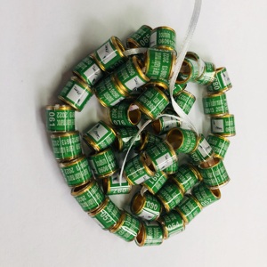 定制鸽子产品2025高品质台湾dv铝塑彩色赛鸽圈鸽子配件 - Product Image 4