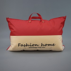 PVC gối đóng gói túi với dây kéo và sang trọng xử lý - Product Image 1