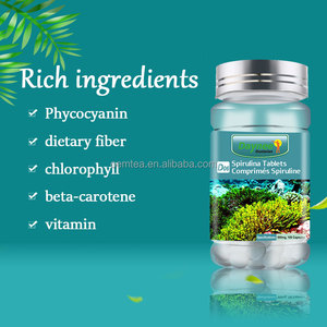 Natürliche Algen Chlorella Spirulina Kapseln Futtermittelqualität Spirulina-Pulver Spirulina-Tabletten - Product Image 2