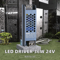 Fuente de Alimentación Conmutada, Controlador LED WL-36-24, 100-265V AC-DC, 36W, 36V, 1.5A, Salida Única, SMPS, Impermeable, para Farolas y Proyectores