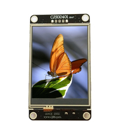 2025 Module d'affichage LCD TFT intelligent intelligent de 2.4 pouces avec écran tactile 240*320 Pixel RS232 RS485 TTL Interface Support inclus