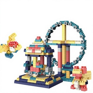 Set di 520 Blocchi di Costruzione in Plastica per Bambini, Puzzle Educativo a Particelle Grandi, Gioco di Impilamento Morandi Block Paradise 4-6 Anni - Product Image 1