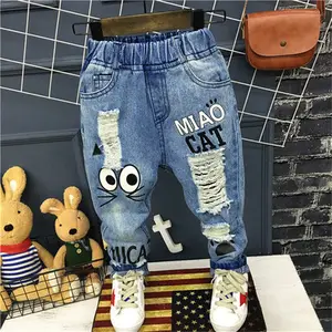 Bulk Comprar Atacado Novo Modelo Meninos Calças Jeans Tecido Denim Da China