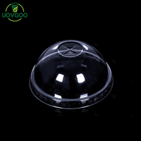 Gobelets à café/glace jetables personnalisés, pièces, couvercle en plastique, en PET, avec couvercle, échantillon gratuit