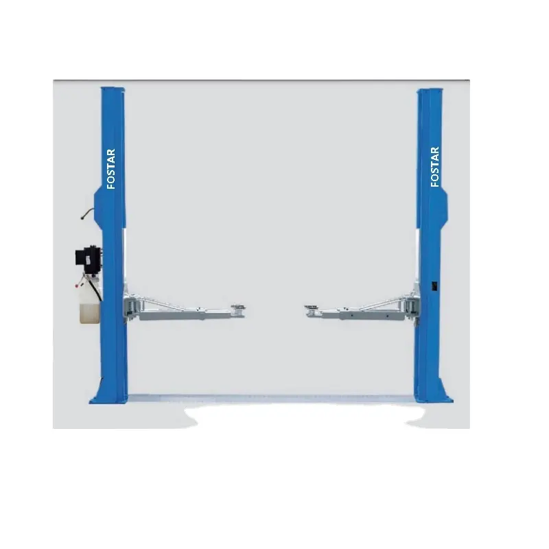 Two pillar lift hydraulic lifting machine