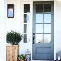 Single French Exterior Front Door for Houses