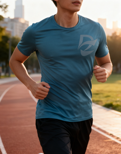 Camiseta Deportiva Personalizada con Logotipo, Cuello Redondo, Transpirable, de Secado Rápido, Compresión, Lisa, para Hombre, Reflectante - Product Image 4