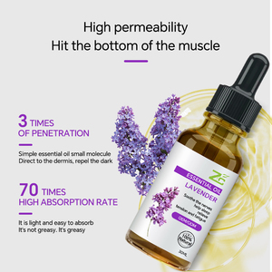 Aceite Esencial de Lavanda Puro, Orgánico y Sin Diluir al por Mayor, Aceite de Lavanda para Aromaterapia y Masajes Corporales - Product Image 1