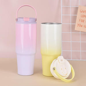 Botella de Agua Deportiva de Verano de 890 ml <span class=keywords><strong>con</strong></span> Logotipo Personalizado, Vaso Térmico Portátil, Taza de Viaje para Auto, <span class=keywords><strong>Termo</strong></span> de Doble Pared Aislado - Product Image 6