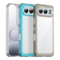 Coque de protection antichoc Lichicase avec bordure colorée pour Honor X6D 600 Lite Play 60A, étui transparent pour téléphone portable