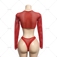 Tenues de serveuses de table ELITES en gros, uniformes de club holographiques brillants
