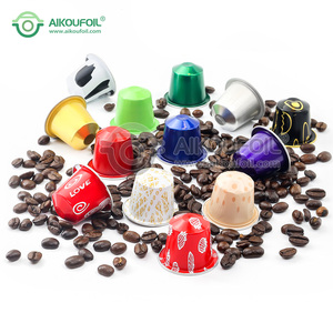 Capsules de café personnalisées en aluminium pour machine de remplissage, compatibles avec les dosettes <span class=keywords><strong>Nespresso</strong></span> vides - Product Image 5