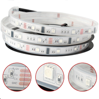Dream Color LPD6803 IC цифровая SMD 5050 Светодиодная лента Водонепроницаемая IP67 СВЕТОДИОДНАЯ декоративная лента