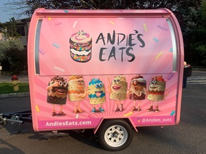 Carrito de Comida Ambulante Pequeño Tipo Buffet para Panadería, <span class=keywords><strong>Remolque</strong></span> de Comida Callejera <span class=keywords><strong>con</strong></span> Estándares Americanos, Carro de Comida Móvil, Remolques de Bar Móvil - Product Image 2