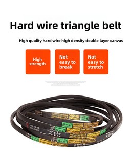 Cinghia trapezoidale Shuanghua A889 tipo A/B/C/D/E/O; Cinghia a corda rinforzata 3V/5V/8V; Nera; Cina continentale - Product Image 2