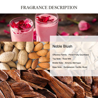Unique Aroma Noble Blush Parfum Huile Meilleure Qualité En Gros 1-1 Original Arabe Marque Parfum EDP pour Femmes Dubai Fragrance Oil