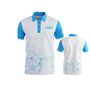 <span class=keywords><strong>Polo</strong></span> da Lavoro Personalizzata con Logo, Manica Corta, 100% Poliestere, Asciugatura Rapida, per Uomo - Product Image 1
