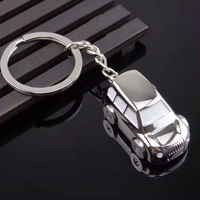 Porte-clés de voiture 3D en métal de haute qualité en alliage de zinc porte-clés personnalisé de voiture Jeep vierge
