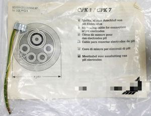 PLC <span class=keywords><strong>Conducta</strong></span> CPK7-10A 50085564 Câble de mesure pour PH ElectrodeIndustrial Automation - Product Image 3
