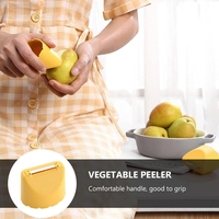 Perfecte Keuken Groente Roterende Geavanceerde Dunschiller Zacht Handvat En Superscherpe Roestvrijstalen Schiller Voor Fruit Aardappelen