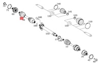 A2463301901 Eje delantero derecho para MERCEDES BENZ a CLASE B CLASE GLA CLA W177 AMG 2019-2022 Eje de transmisión delantero