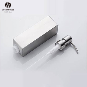 Distributeur de savon liquide mural de luxe en acier inoxydable 304 de haute qualité pour hôtel et salle de bain - Product Image 6