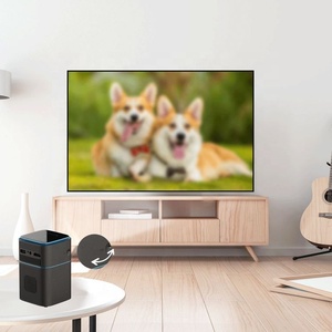 Touyinge โปรเจกเตอร์ <span class=keywords><strong>Android</strong></span> Smart Wifi <span class=keywords><strong>Pico</strong></span>,โปรเจคเตอร์ <span class=keywords><strong>Dlp</strong></span> แบบพกพาขนาดมินิโปรเจคเตอร์โฮมเธียเตอร์สมาร์ทโฟนแท็บเล็ต Pc โปรเจคเตอร์4K Beamer D042 - Product Image 2