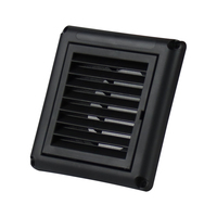 Grille de ventilation carrée en plastique pour conduit d'air mural, sortie de ventilateur extracteur de sèche-linge, ventilation de plafond et de sous-plafond