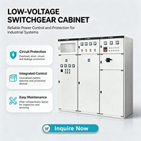NEUTRON 415V 2500A 60Hz IP55 avec barre omnibus, sûr et fiable pour les centrales d'énergie renouvelable, armoire de commutation basse tension