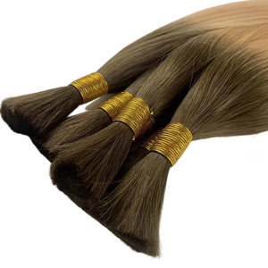 高级产品散装人发供应商原始头发散装包装全长卷曲深身8-40英寸批发发束 - Product Image 4