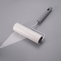 Benutzer definierte breite 16cm 30 60 90 100 Blatt Tear Paper Adhesive Sticky Staub reinigung Flusen entferner Rolle für Kleidung Boden Haustier