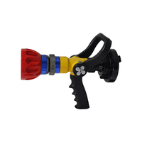 Buse de pulvérisation à jet guidé Machino Volla 4-5-6.5-8L/s, raccord mâle, pour lutte contre l'incendie, débit 0.60 MPa, portée 34.2m