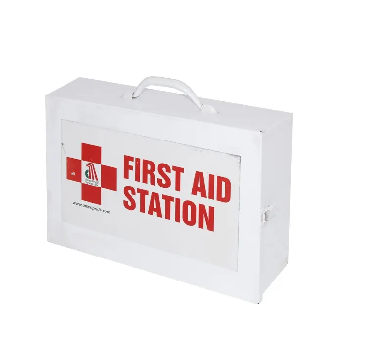 Kotak pertolongan pertama dapat dikunci rumah sakit kualitas lebih baik tetap di dinding 100% kotak penyimpanan medis aman bagus kotak Kit pertolongan pertama