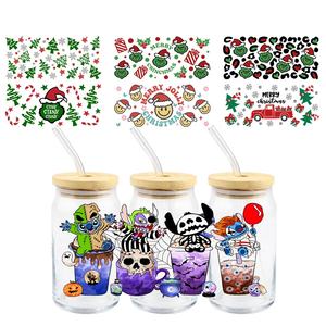 MIYA 15 autocollants UV personnalisés de dessin animé de fille pour les transferts de gobelets DTF autocollants lavables de haute qualité de 16oz fournisseur en gros à bas quantité minimale de commande - Product Image 4