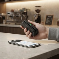 Lecteur de cartes MSR123 NFC MSR EMV Mini MPOS, terminal de paiement sans contact par carte IC, collecteur de données sans fil