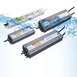 Fuente de alimentación Led de voltaje constante 40W 24 voltios IP67 Impermeable 12V 8.3A 100W Selv Controlador Led a prueba de agua IP67