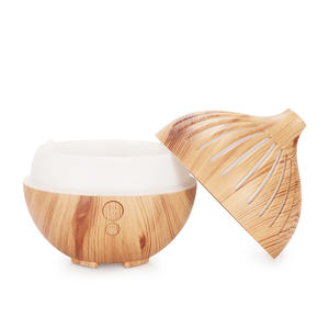 Difusor de aroma Jcsy, humidificador ultrasónico de 180 ml, diseño de grano de madera para uso doméstico y comercial, alimentado por USB - Product Image 1