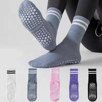 Xiangyi Calcetines De Deporte Chaussettes en silicone antidérapantes avec logo personnalisé pour femmes en coton Pilates Yoga