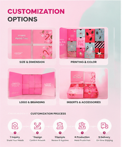Caja de Adviento Personalizada con 12 Compartimentos para Dulces, Diseños Coloridos, Cajones Fáciles de Abrir, Impresión Premium - Product Image 3
