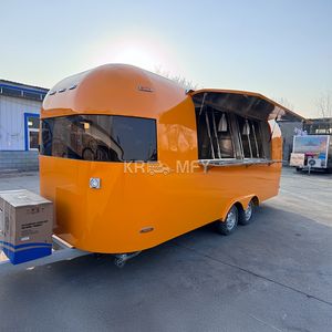 Carritos de Café de Acero Inoxidable en Oferta, Carritos Móviles para Restaurantes al Aire Libre, Diseño Conveniente para Helados, Remolque de Comida Rápida - Product Image 2