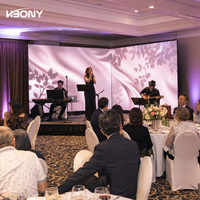 Pantalla LED para Salón de Baile P2.6, Pantalla LED de Alquiler para Interiores de 500x500 mm, 7680 Hz, Video Wall para Escenarios, Bodas, Eventos