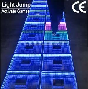 Baldosa LED Inalámbrica Magnética con Efecto Espejo 3D e Iluminación Interactiva para Pistas de Baile en Bodas - Product Image 4